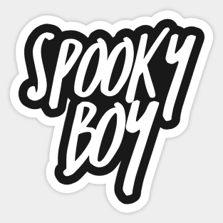 Spooky Boy Sticker